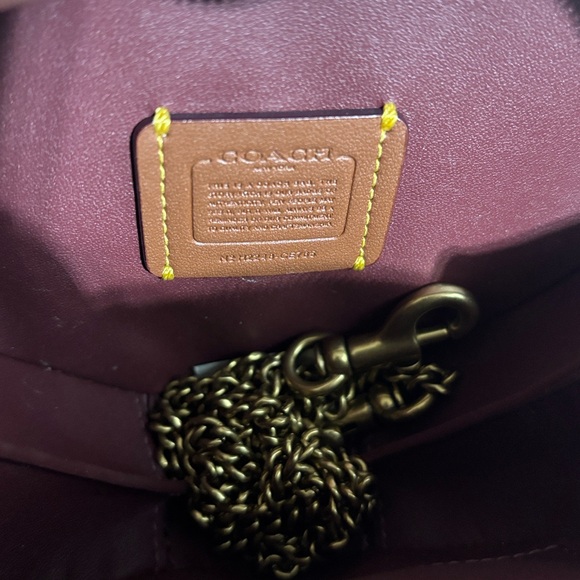 Coach Heart Crossbody Bag in Hyacinth - Picture 9 of 10